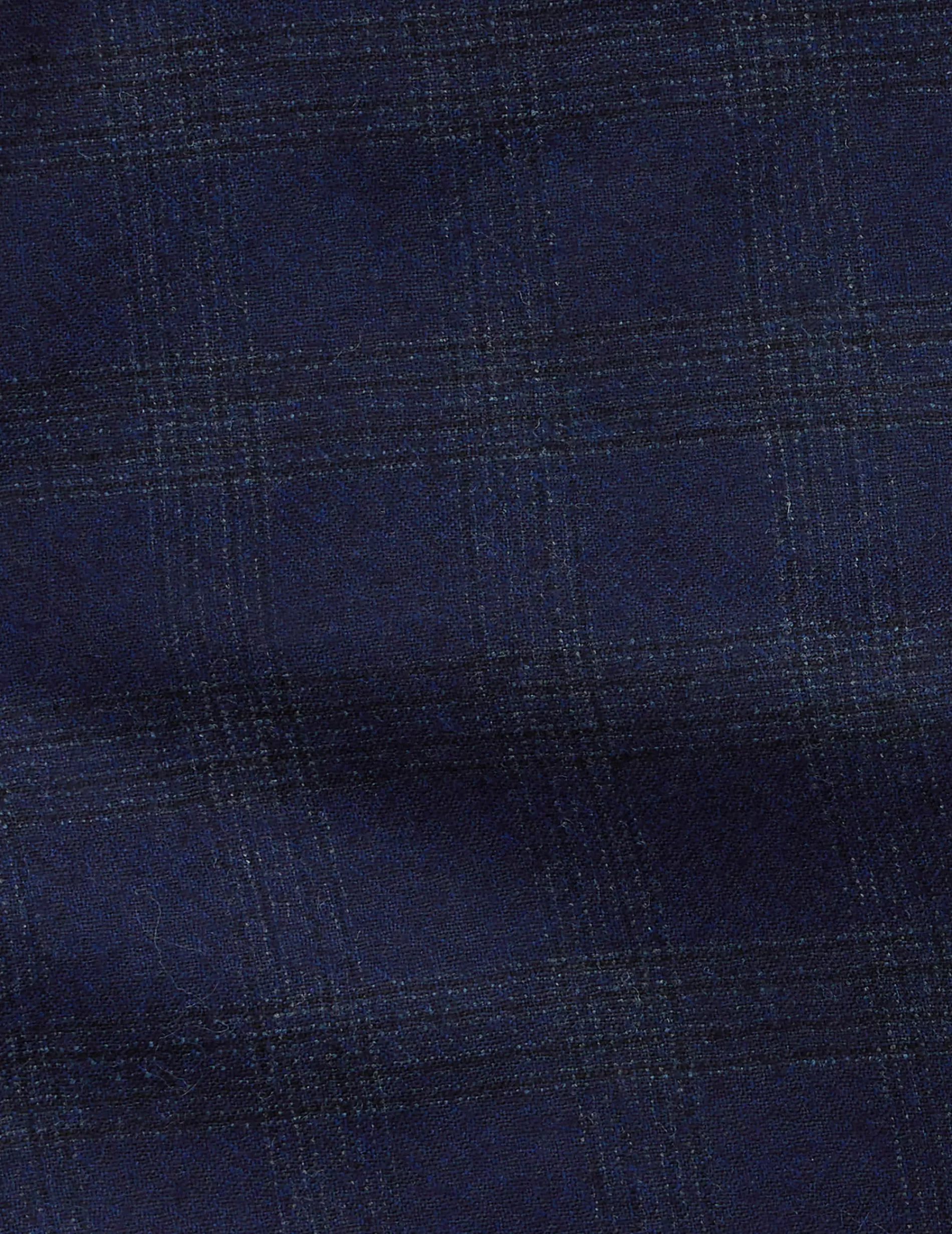 Figaret Paris Suits | Trousers | Pantalon De Costume Greyson En Toile De Laine à Carreaux Bleu Marine