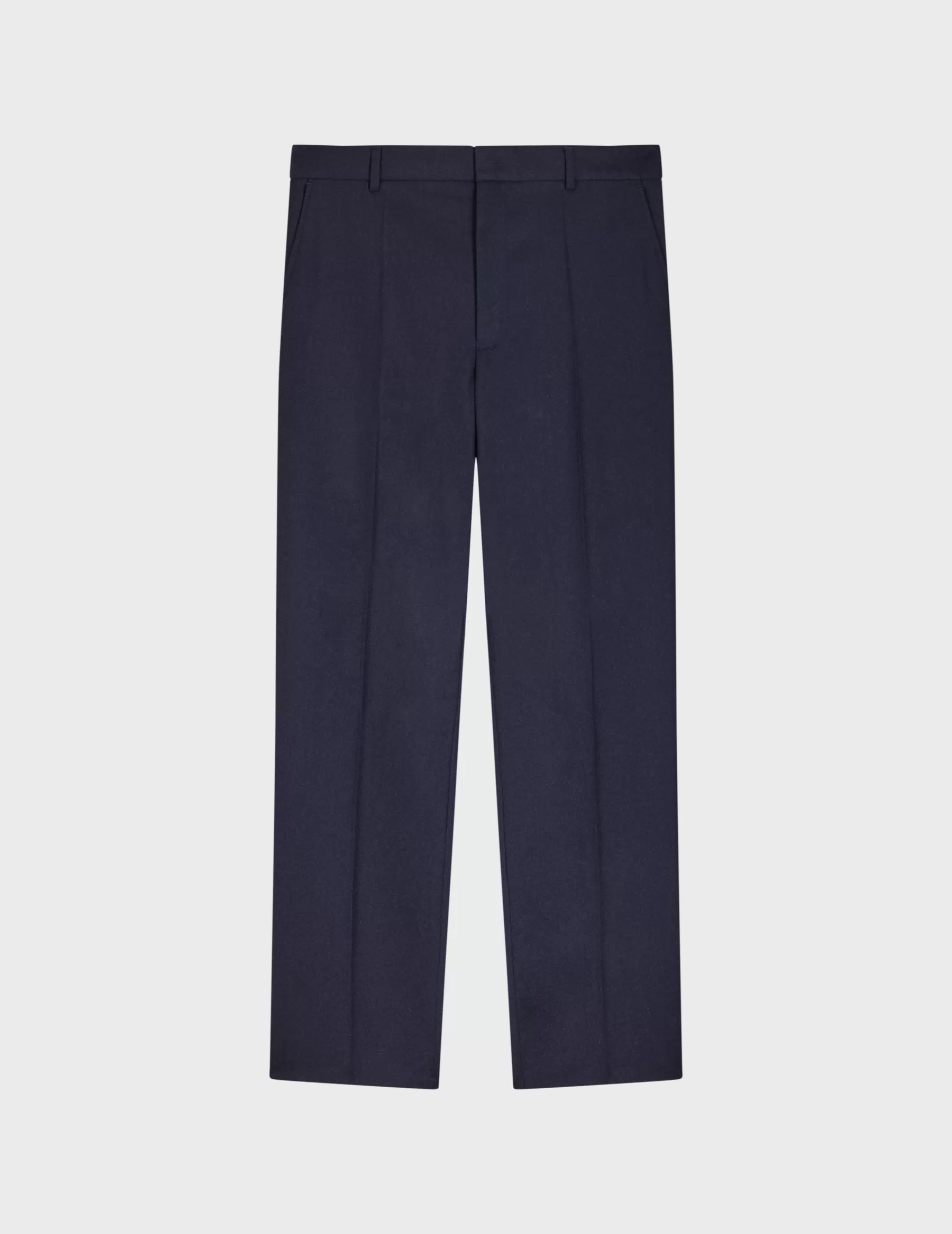 Figaret Paris Suits | Trousers | Pantalon De Costume Greyson En Toile De Laine Bleu Marine